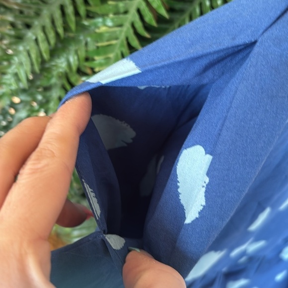 NWOT Sugarlips Odessa Dot Sammy Ruffle Drop Waist Dress Balloon Sleeves Cotton - Picture 12 of 16